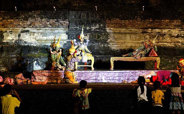 The epic of Ramakien, Sukhothai Historical Park.