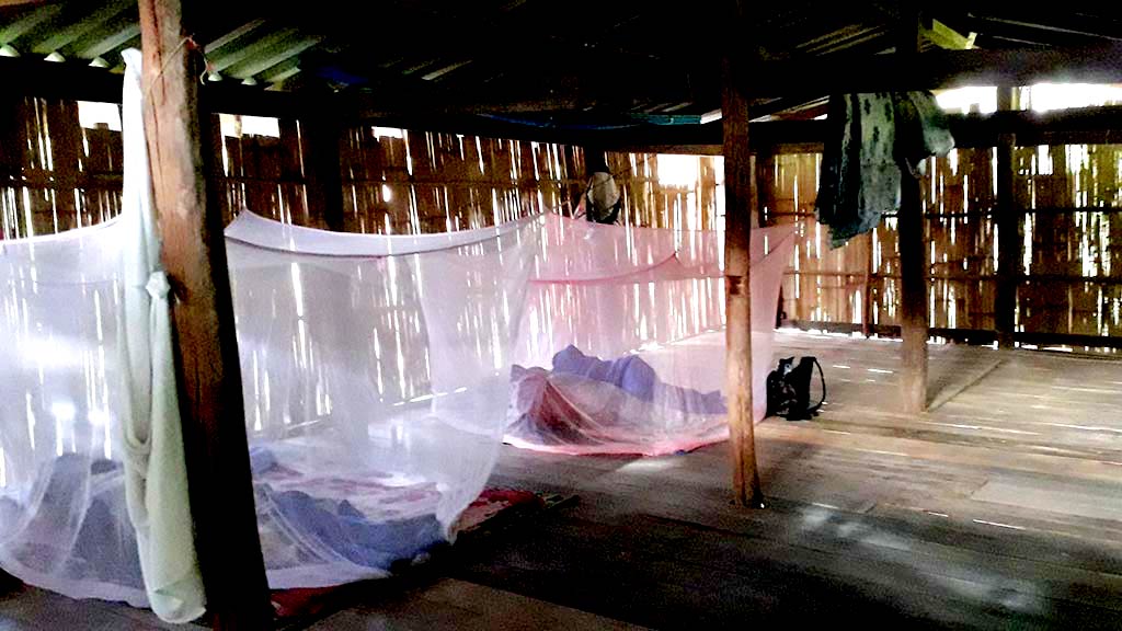 Bedroom in a village house.